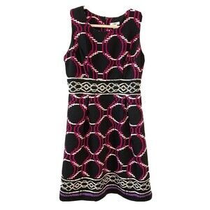 CATO Geometric Print Sheath Dress